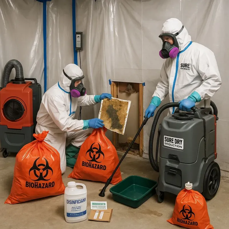 Contaminated Water Handling Protocols process in Saint James, MN